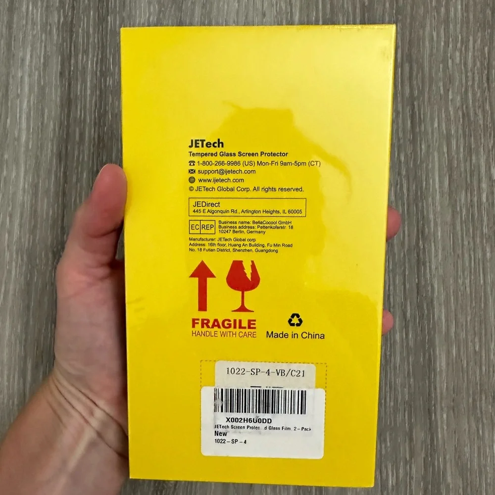 JETech Tempered Glass Screen Protector -unopened